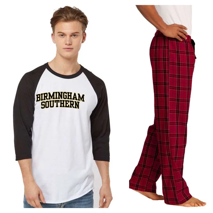 College Fever Birmingham Southern College 02 Raglan Sleeve Pajama Set