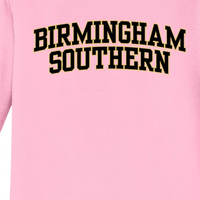 College Fever Birmingham Southern College 02 Baby Long Sleeve Bodysuit