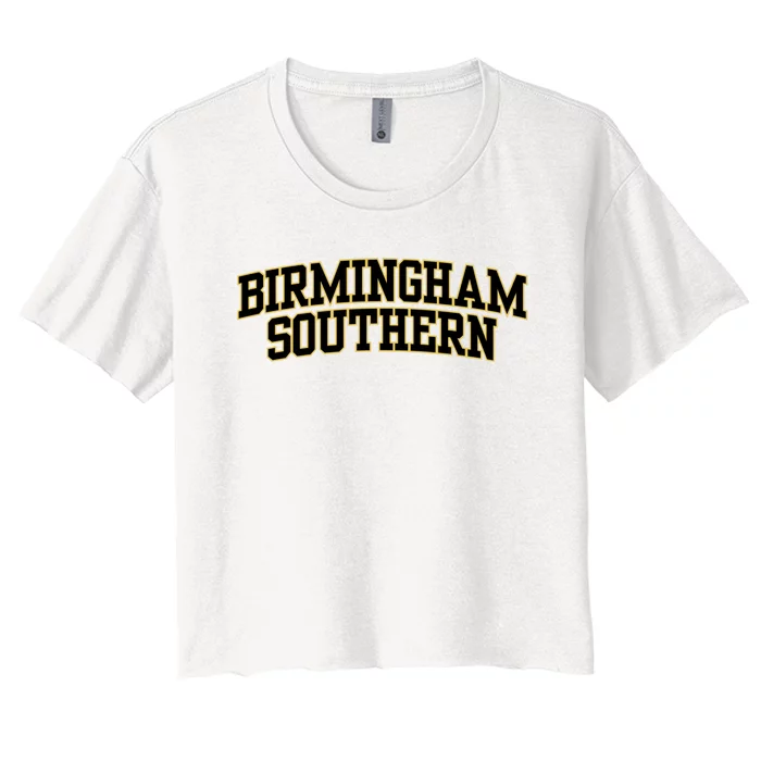 College Fever Birmingham Southern College 02 Women's Crop Top Tee