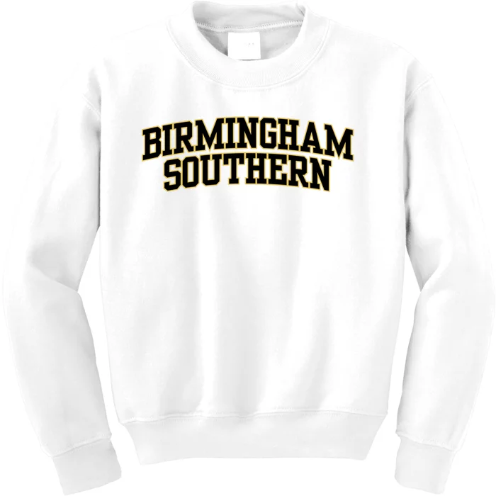 College Fever Birmingham Southern College 02 Kids Sweatshirt