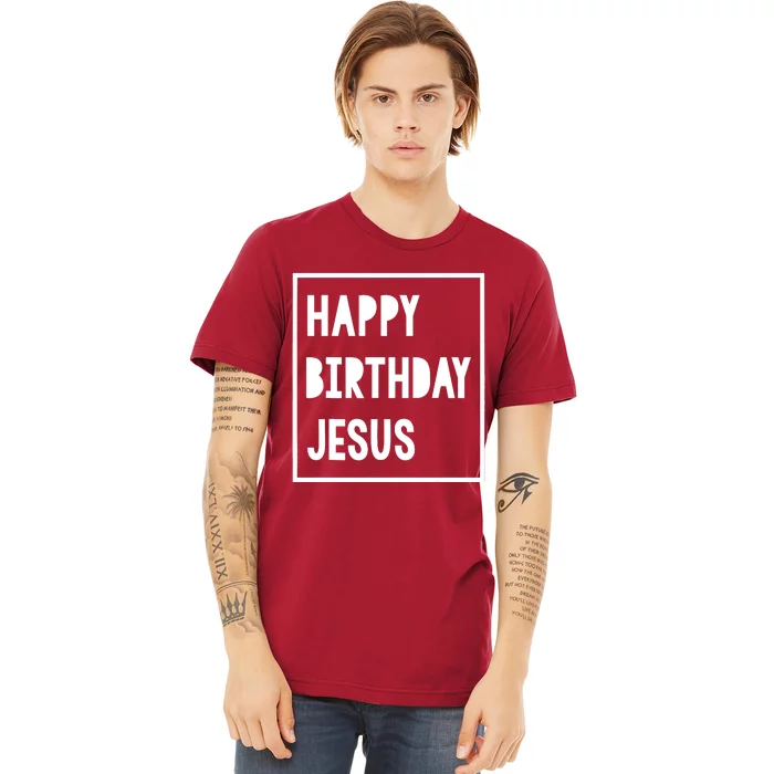 Christmas For Boy Girl Happy Birthday Jesus Premium T-Shirt