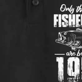 Cute Fishing Birthday Only The Finest Fishermen Are Born In 1956 Dry Zone Grid Performance Polo