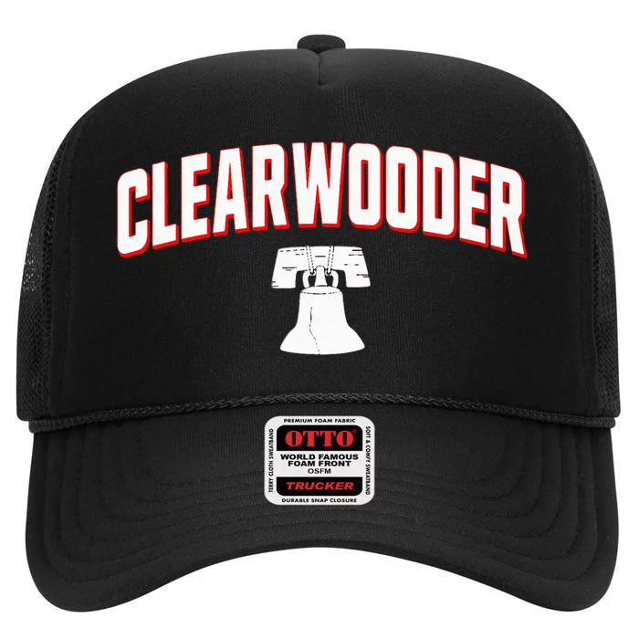 Clearwooder Funny Baseball Tee Clearwater FL Spring High Crown Mesh Trucker Hat