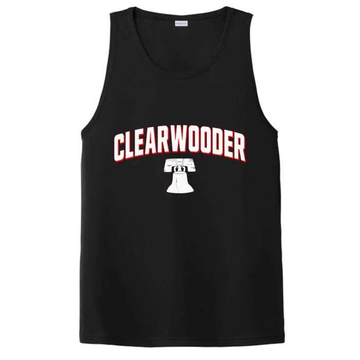 Clearwooder Funny Baseball Tee Clearwater FL Spring Performance Tank