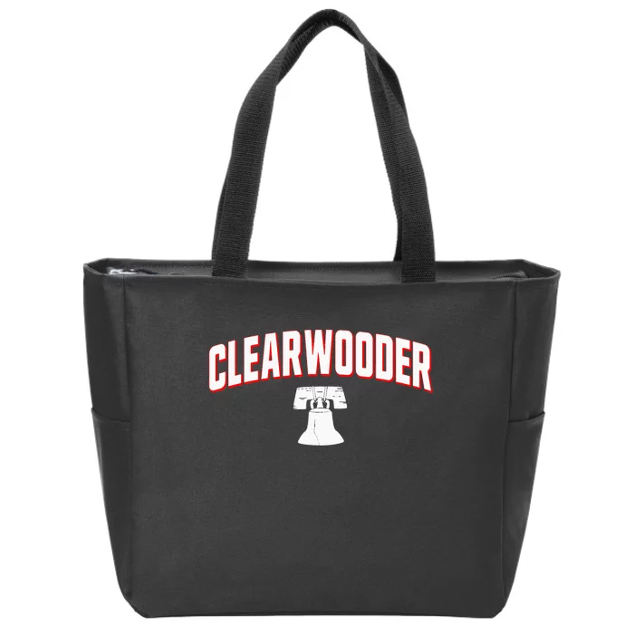 Clearwooder Funny Baseball Tee Clearwater FL Spring Zip Tote Bag