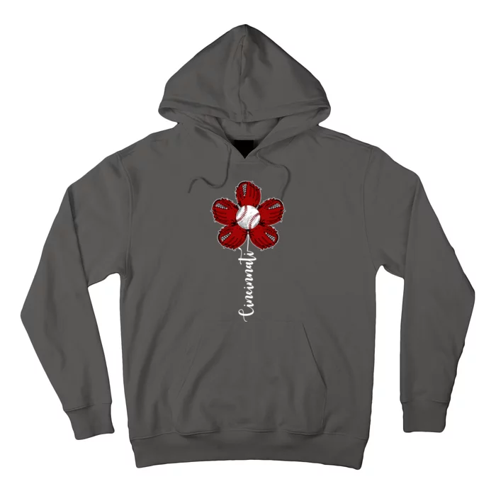 Cincinnati Flower Baseball Hoodie