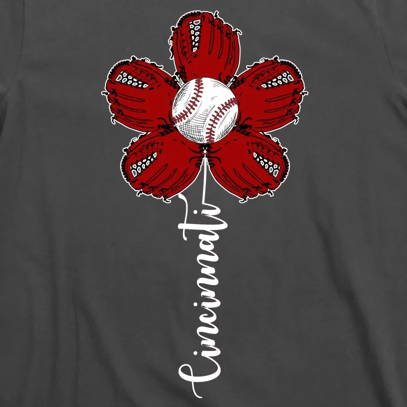 Cincinnati Flower Baseball T-Shirt