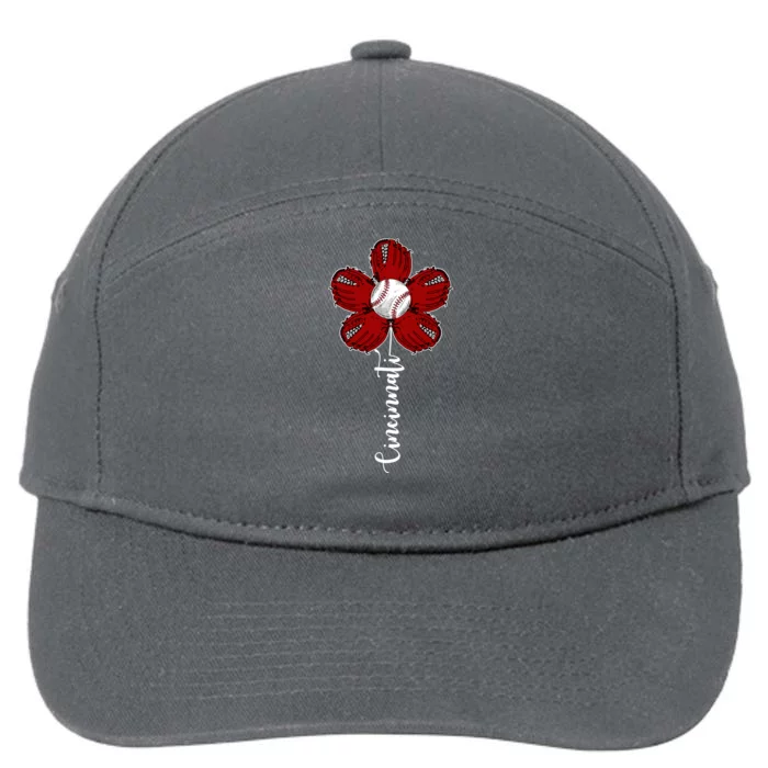 Cincinnati Flower Baseball 7-Panel Snapback Hat