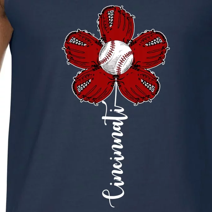 Cincinnati Flower Baseball Comfort Colors® Tank Top