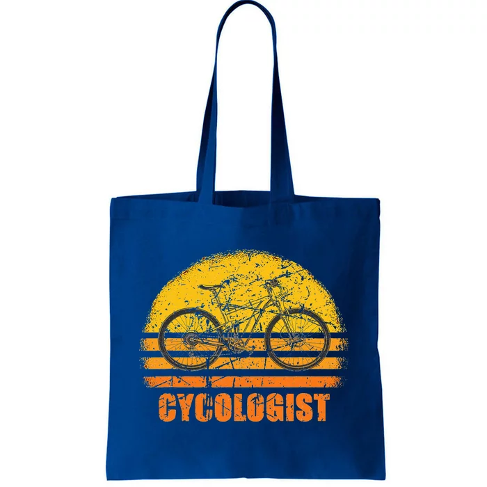 Cycologist Funny Bicycle Cycling Vintage Gift Tote Bag