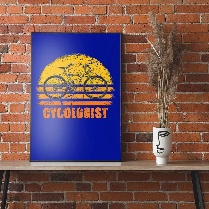 Cycologist Funny Bicycle Cycling Vintage Gift Poster