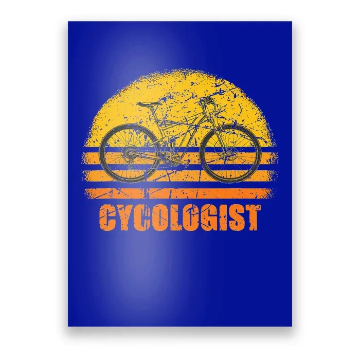 Cycologist Funny Bicycle Cycling Vintage Gift Poster