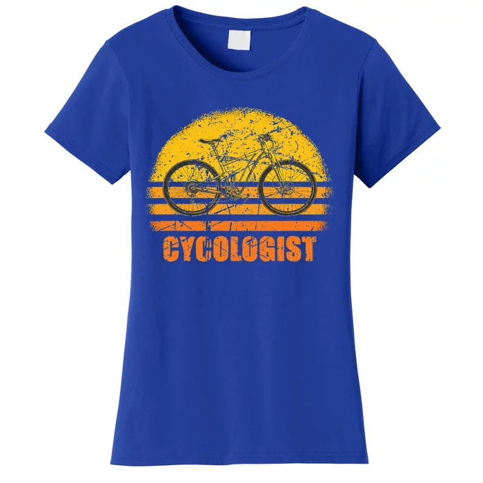 Cycologist Funny Bicycle Cycling Vintage Gift Women's T-Shirt