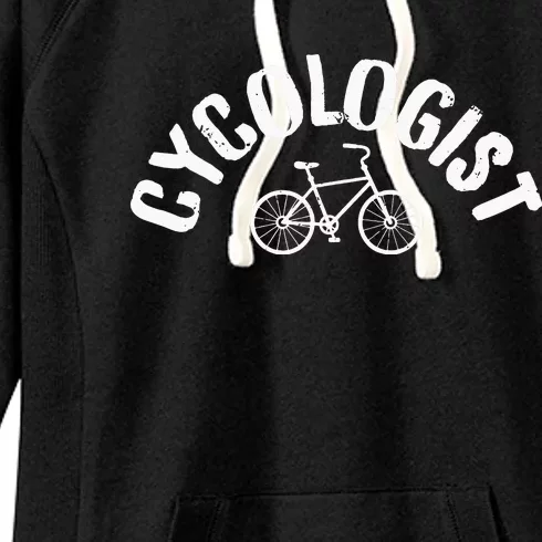 Cycologist Funny BMX Mountain Bike MTB Cycling Funny Women's Fleece Hoodie