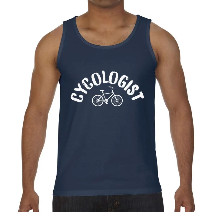 Cycologist Funny BMX Mountain Bike MTB Cycling Funny Comfort Colors® Tank Top