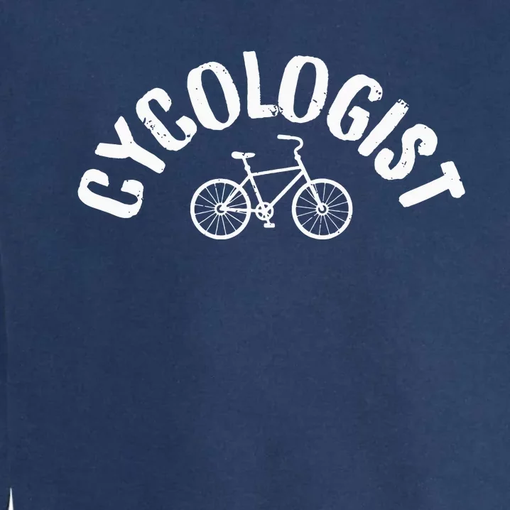 Cycologist Funny BMX Mountain Bike MTB Cycling Funny Garment-Dyed Sweatshirt