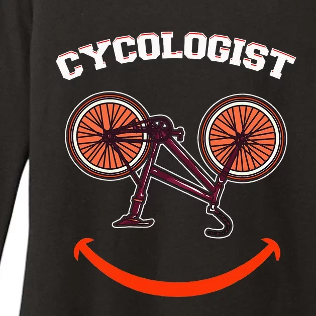 Cycologist Funny Bicycle Bike Womens CVC Long Sleeve Shirt