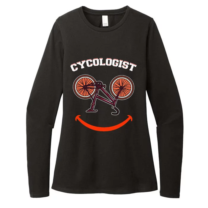 Cycologist Funny Bicycle Bike Womens CVC Long Sleeve Shirt