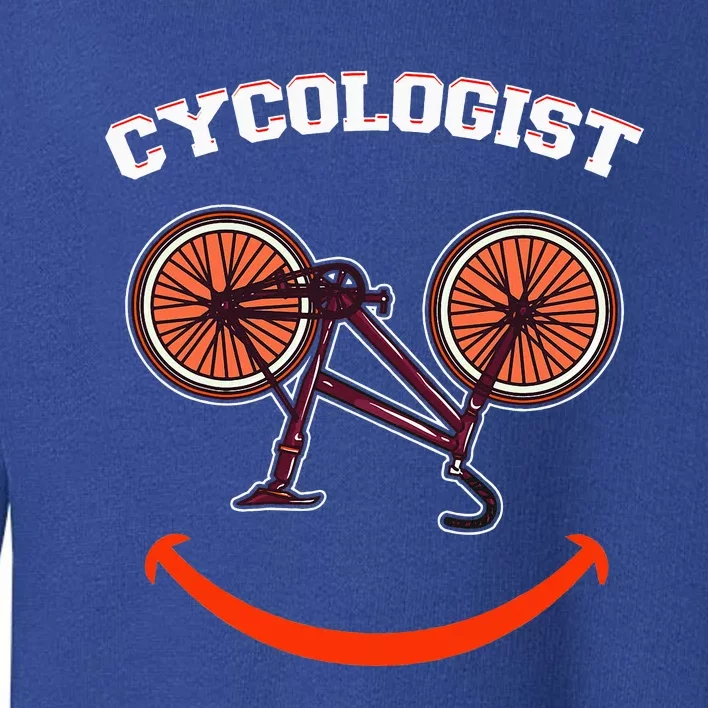 Cycologist Funny Bicycle Bike Toddler Sweatshirt