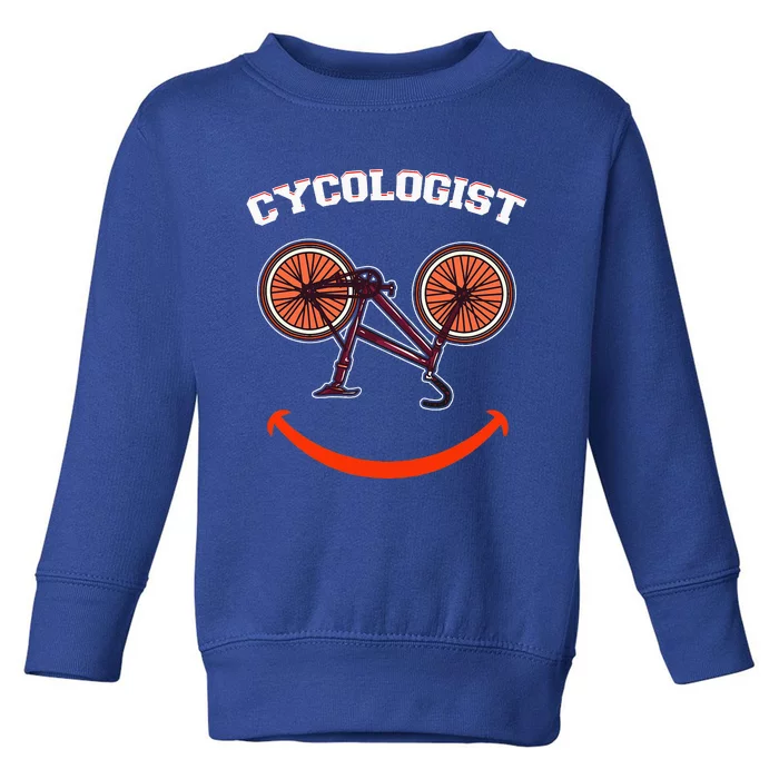 Cycologist Funny Bicycle Bike Toddler Sweatshirt