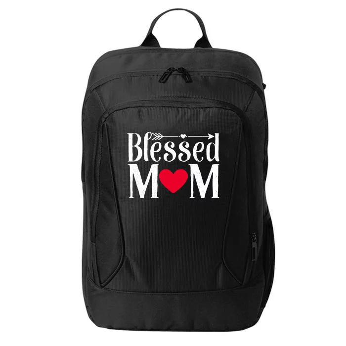 Cute Funny Blessed Mama Love Mom Gift City Backpack