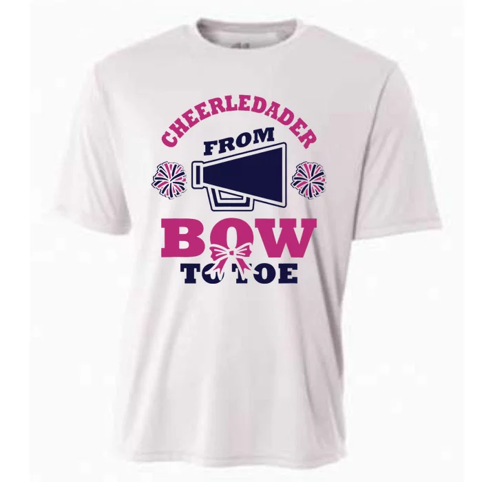 Cheerleader From Bow To Toe Cheerleading Cooling Performance Crew T-Shirt