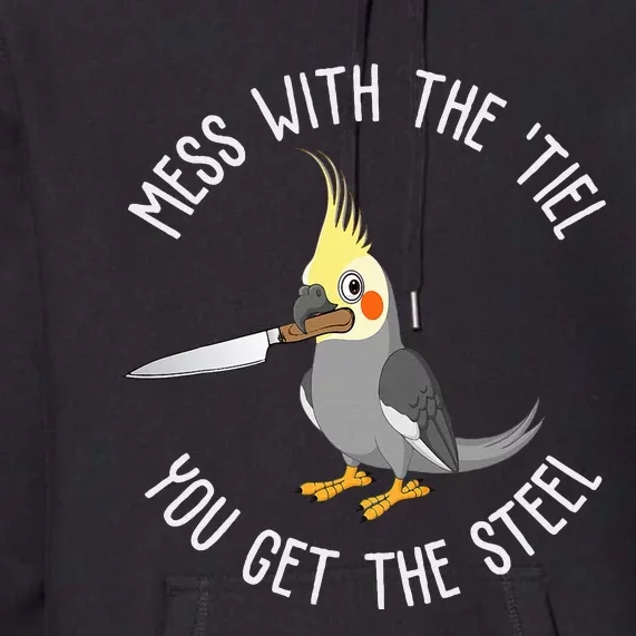 Cockatiel Funny Bird Lover Cockatiel Premium Hoodie