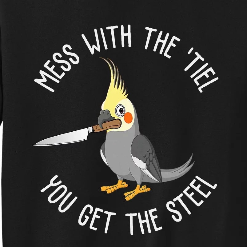 Cockatiel Funny Bird Lover Cockatiel Tall Sweatshirt