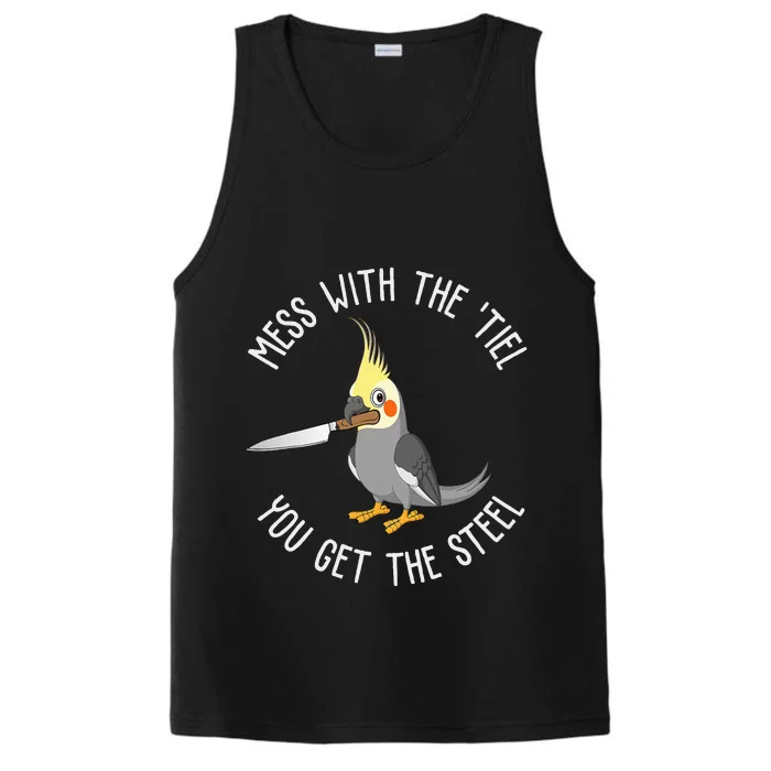 Cockatiel Funny Bird Lover Cockatiel Performance Tank