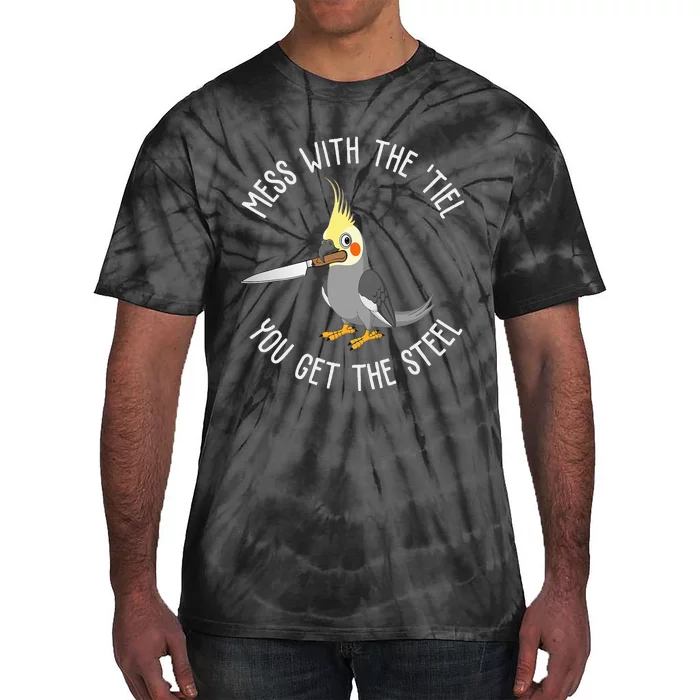 Cockatiel Funny Bird Lover Cockatiel Tie-Dye T-Shirt