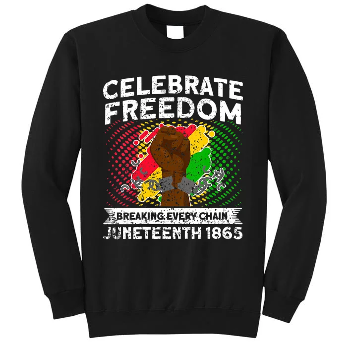 Celebrate Freedom Breaking Every Chain African Juneteenth Sweatshirt