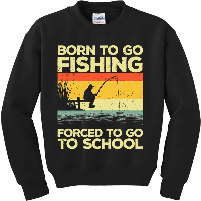 Cool Fishing Bass Fishing Fisherman Fish Kids Sweatshirt