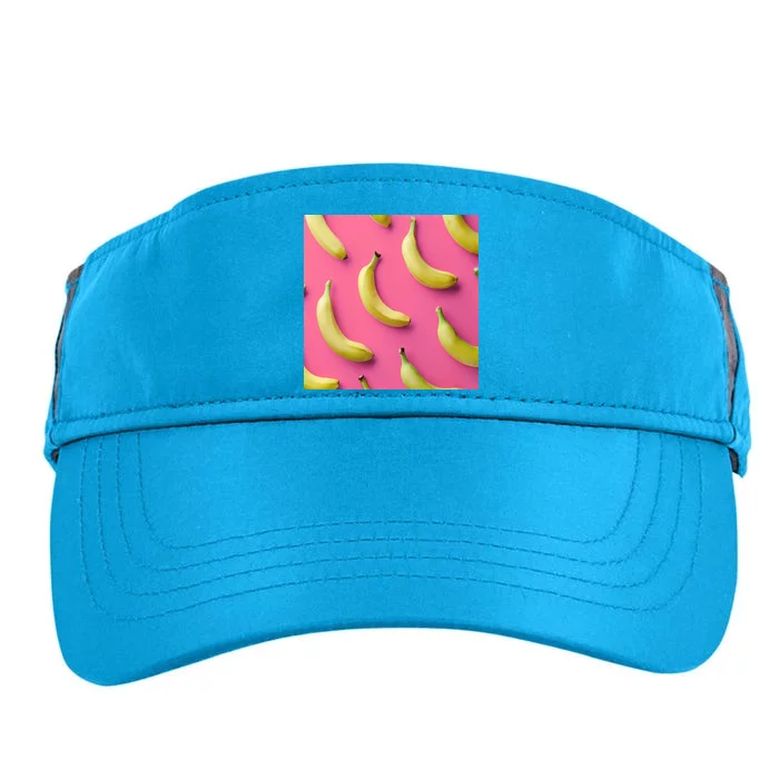 Cute Funny Bananas Pattern Adult Drive Performance Visor