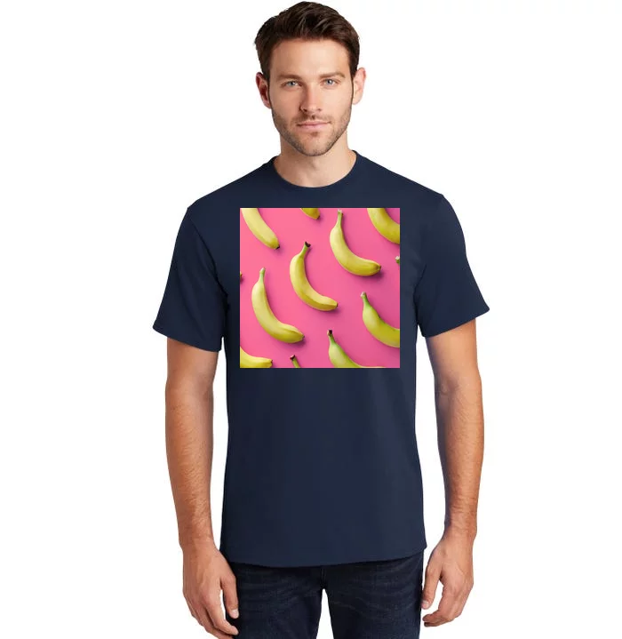 Cute Funny Bananas Pattern Tall T-Shirt