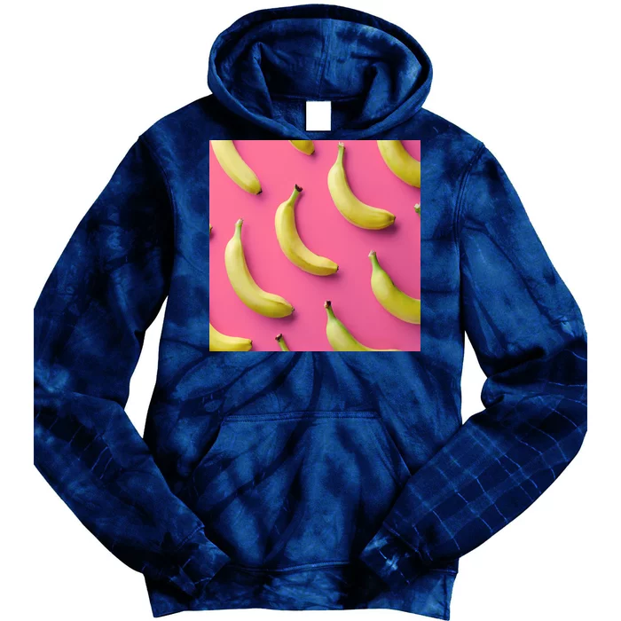 Cute Funny Bananas Pattern Tie Dye Hoodie