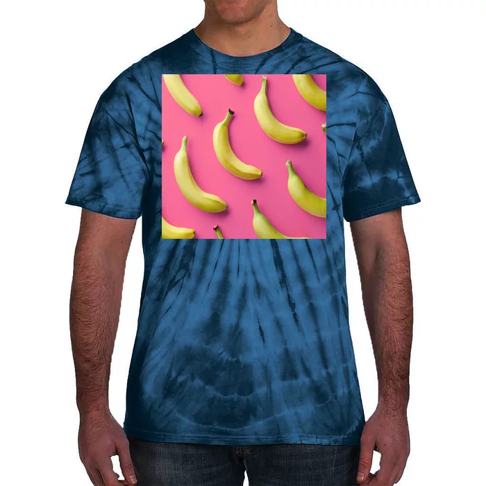 Cute Funny Bananas Pattern Tie-Dye T-Shirt