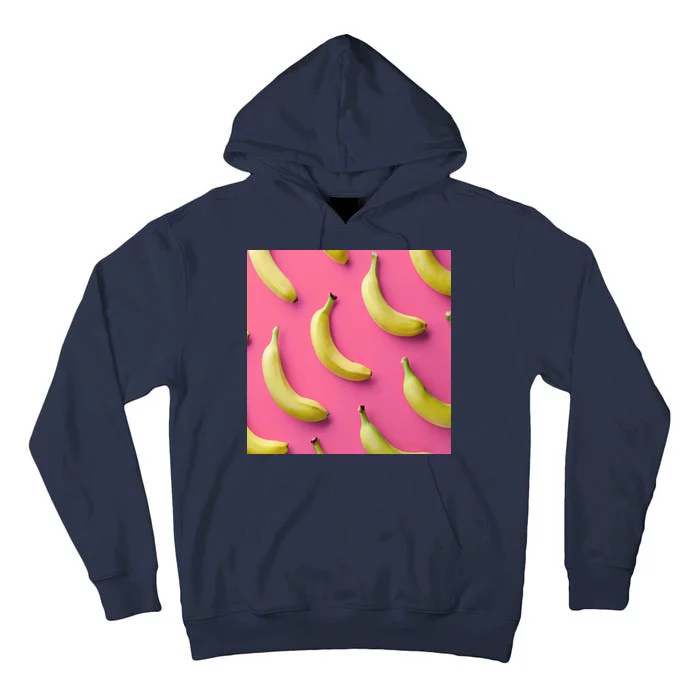 Cute Funny Bananas Pattern Tall Hoodie