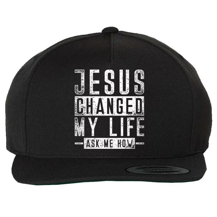 Christian Faith Bible Prayer God Savior Devotee Jesus Wool Snapback Cap