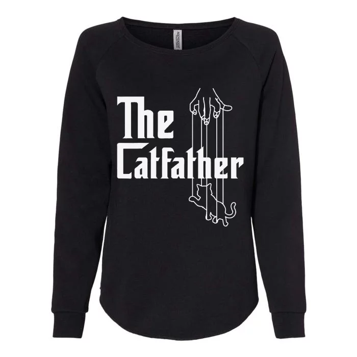 Cat Father Best Daddy Ever Papa Paw Love Kitten Meow Womens California Wash Sweatshirt