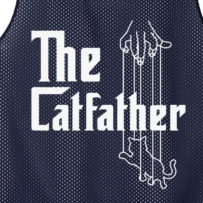 Cat Father Best Daddy Ever Papa Paw Love Kitten Meow Mesh Reversible Basketball Jersey Tank