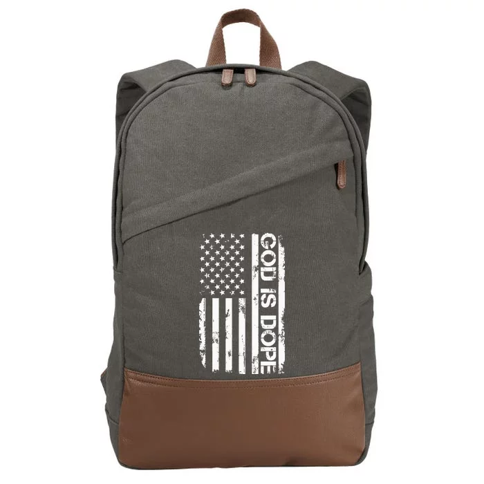 Christian Faith Believer Cotton Canvas Backpack