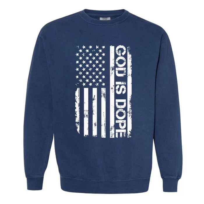 Christian Faith Believer Garment-Dyed Sweatshirt