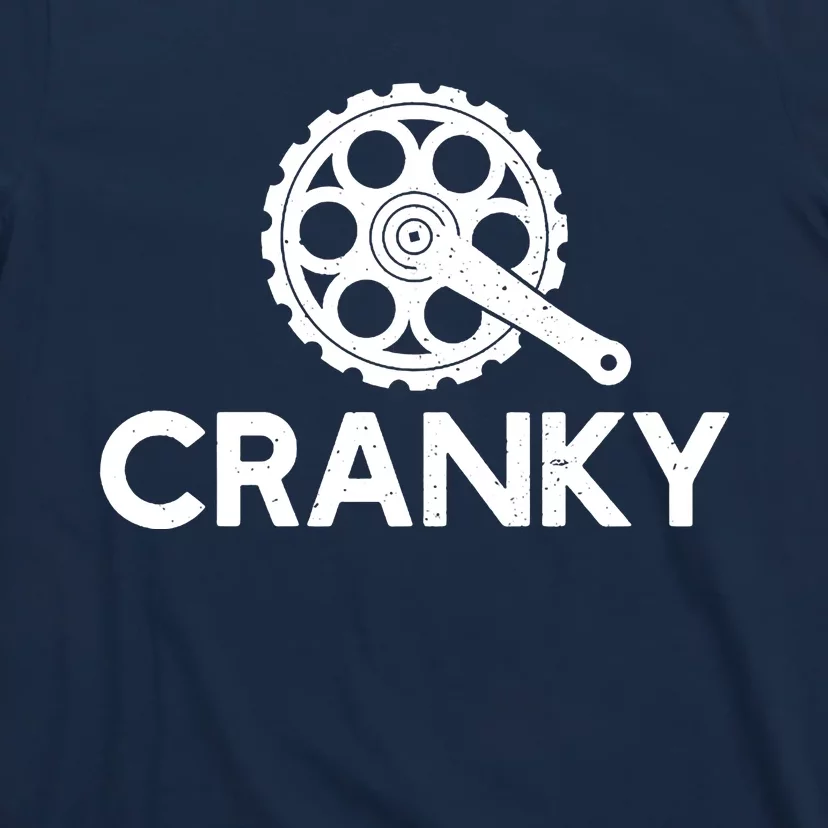 Cranky Funny Bike Gifts Cycling Bike Lover T-Shirt