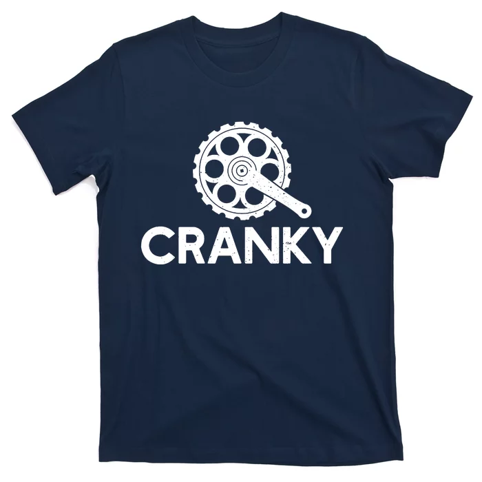 Cranky Funny Bike Gifts Cycling Bike Lover T-Shirt