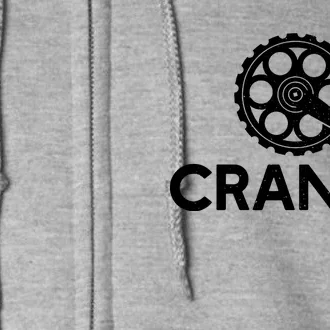 Cranky Funny Bike Gifts Cycling Bike Lover Full Zip Hoodie