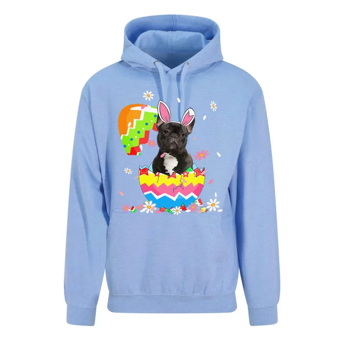 Cute French Bulldog Egg Easter Day Dog Dad Dog Mom Unisex Surf Hoodie