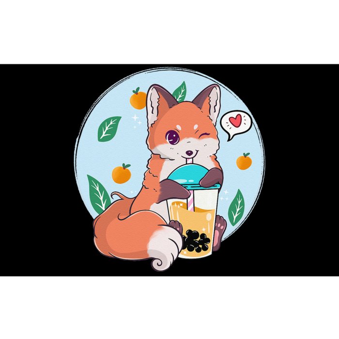 Cute Fox Boba Shirt Bubble Tea Kawaii Anime Bumper Sticker