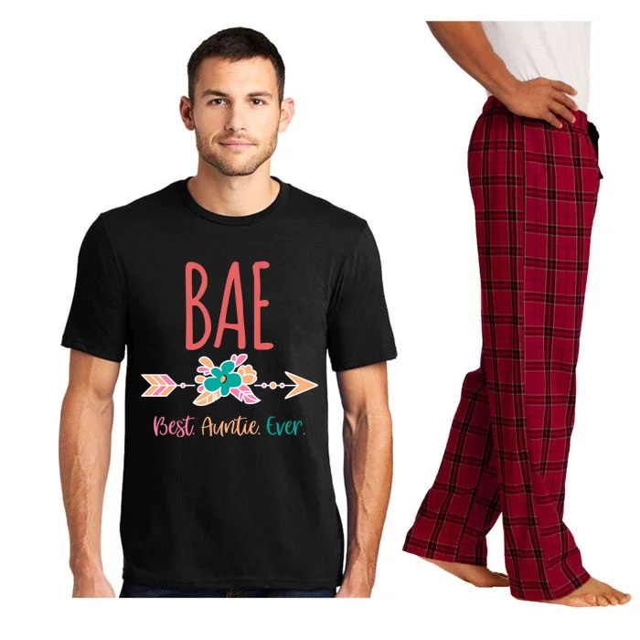 Cool Funny Bae Best Auntie Ever Design Gift Pajama Set