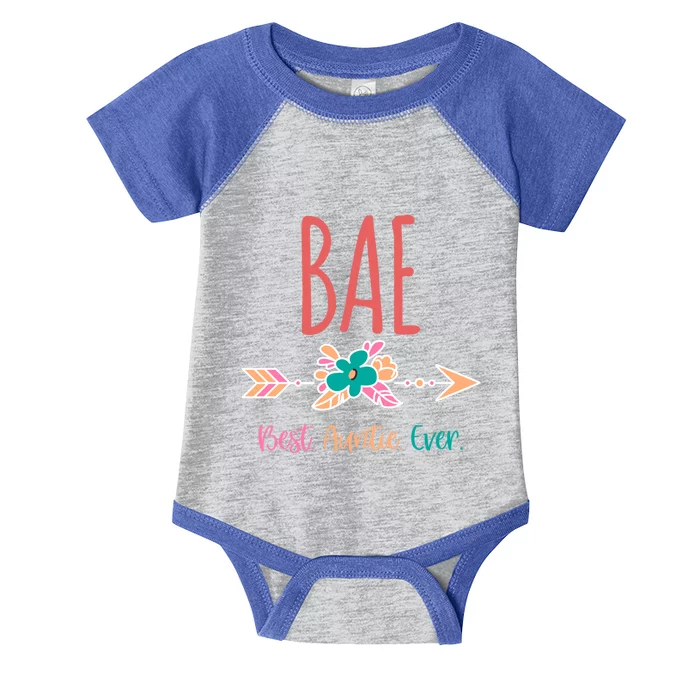 Cool Funny Bae Best Auntie Ever Design Gift Infant Baby Jersey Bodysuit