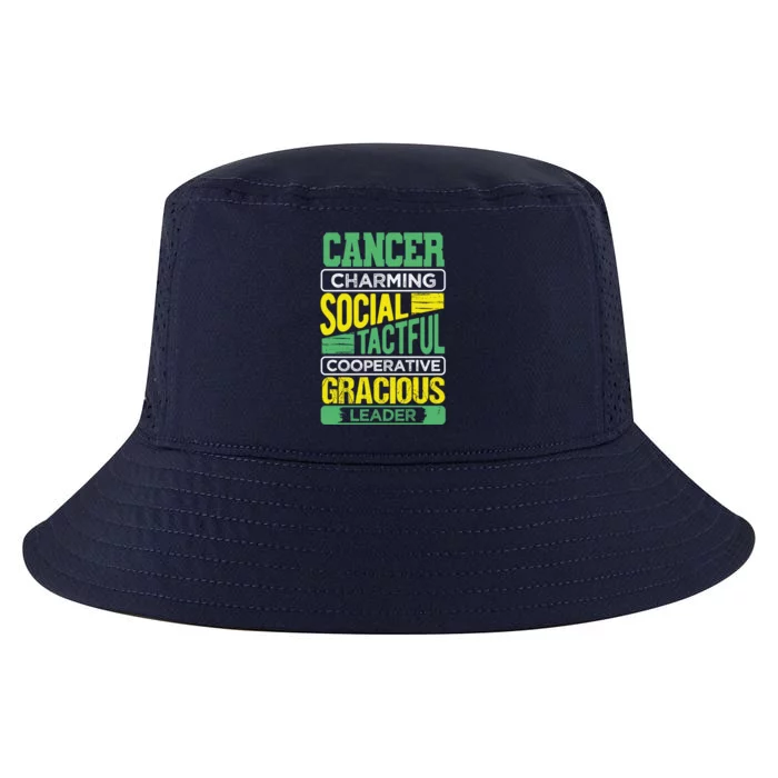 Cancer Facts Birthday Gift Astrology Horoscope Cancer Zodiac Gift Cool Comfort Performance Bucket Hat